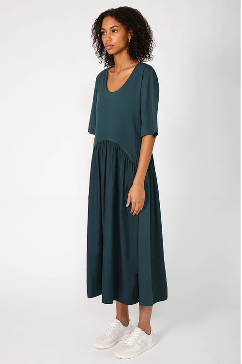 reside dress / dark teal