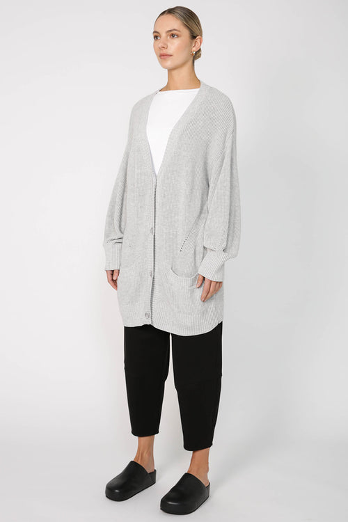 gain boyfriend cardi / grey marle