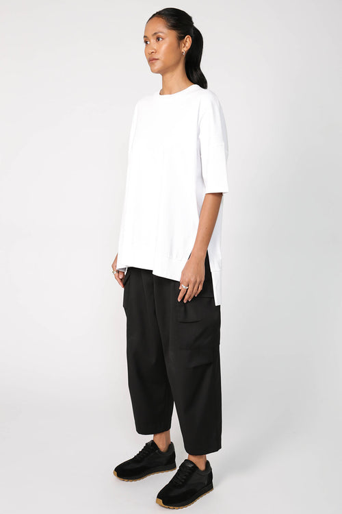 step up tee / white