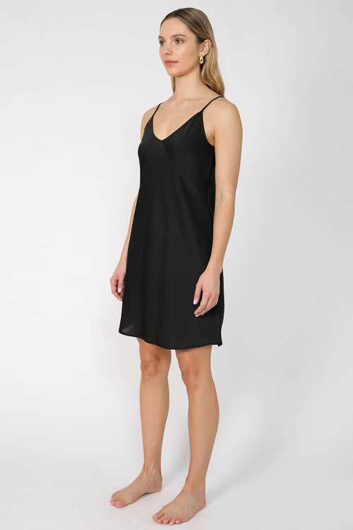 slide slip / black