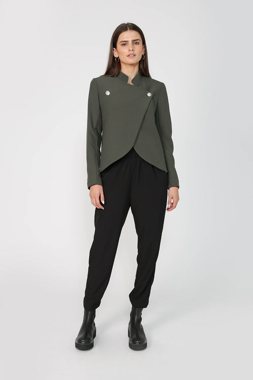 militant jacket / olive green