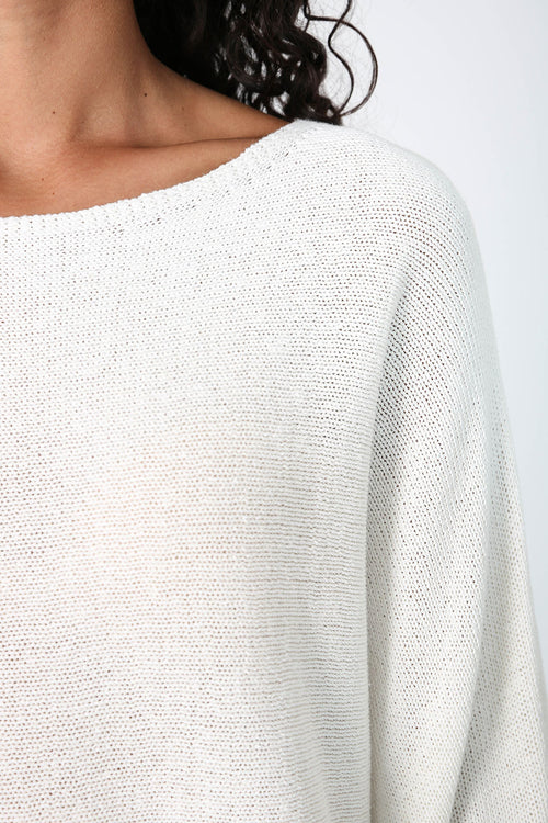 veer sweater / ivory