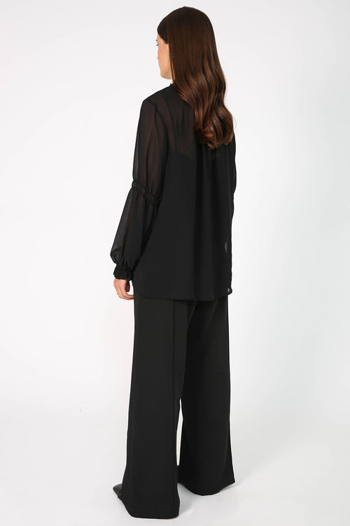 encircle shirt / black