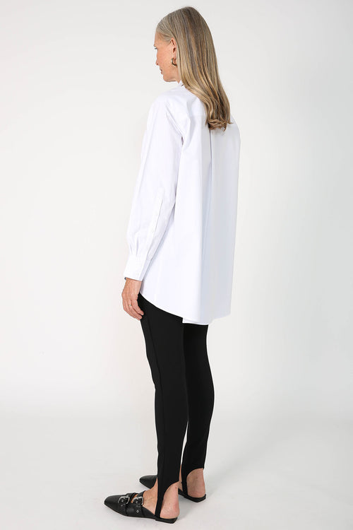 unbutton shirt / white
