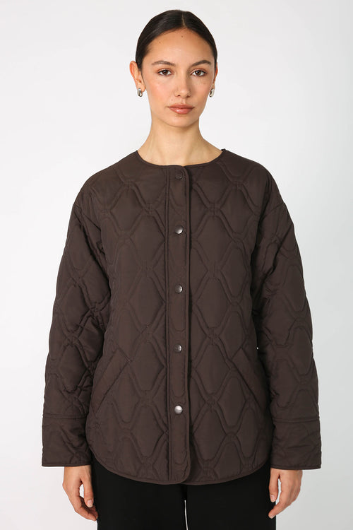 treading jacket / bitter chocolate