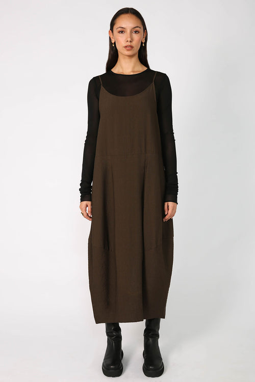 ember dress / deep olive