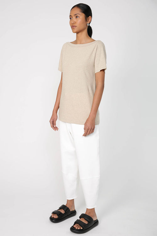kicking tee / oatmeal marle