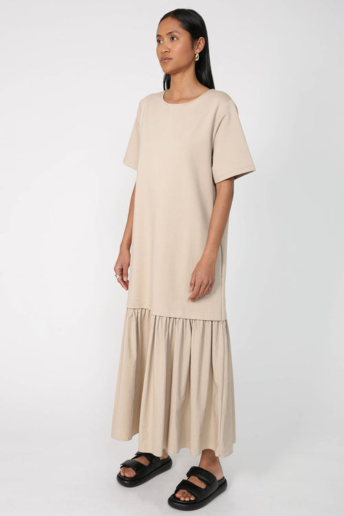 cohere dress / stone neutral