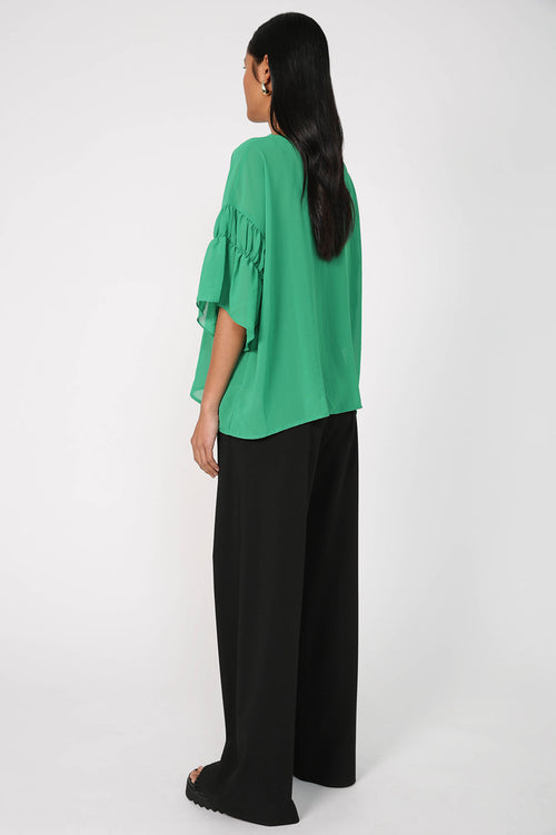 floating tee / bright green