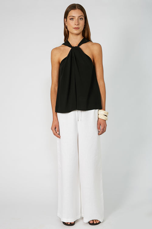 nemesis sleeveless top / black