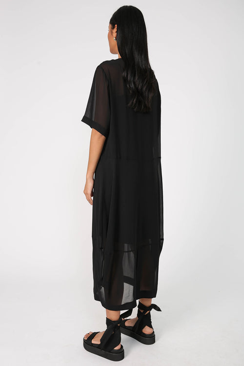 headspin dress / black