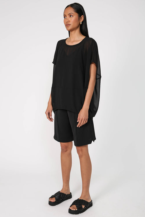spin tee / black