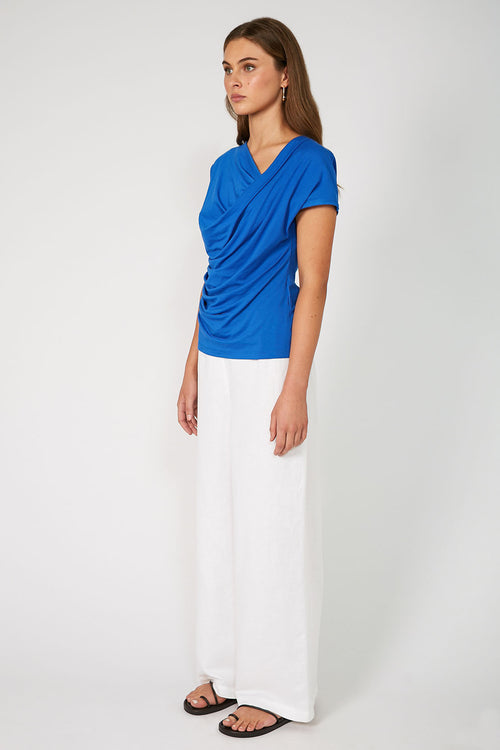 torrent tee / cobalt blue
