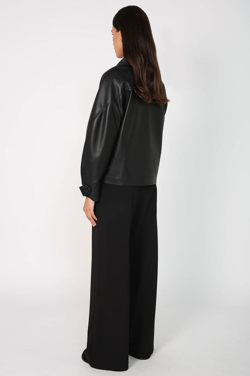 luxe moto jacket / black