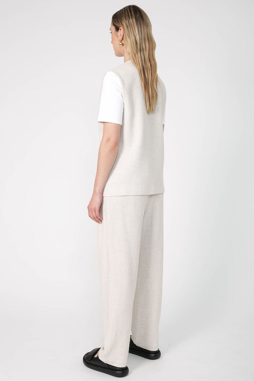 accept waistcoat / natural beige