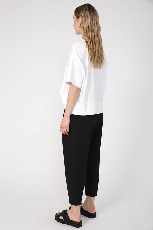 barrel pant / black