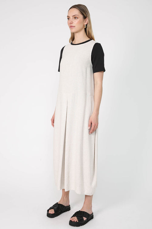 dome dress / natural beige
