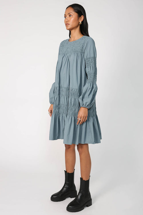 culprit dress / smokey blue