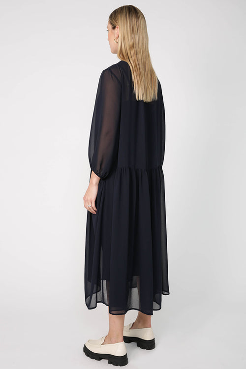 foundation dress / ink blue