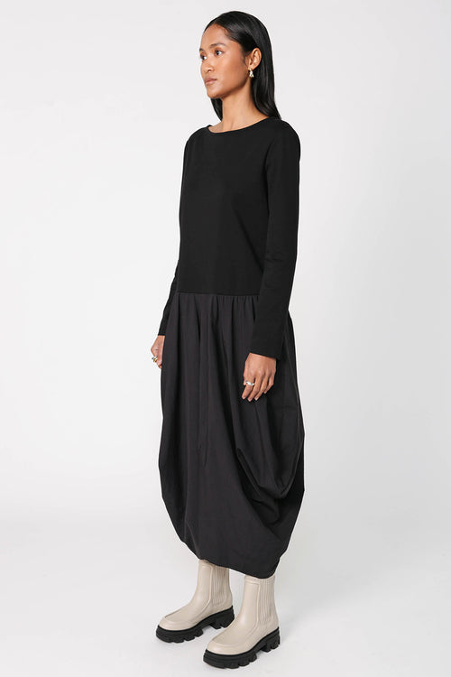 sphere dress / black