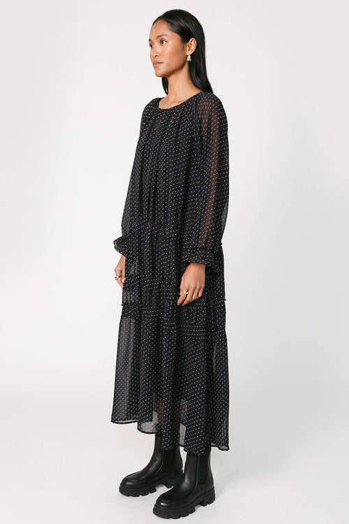 vital dress / double dot print
