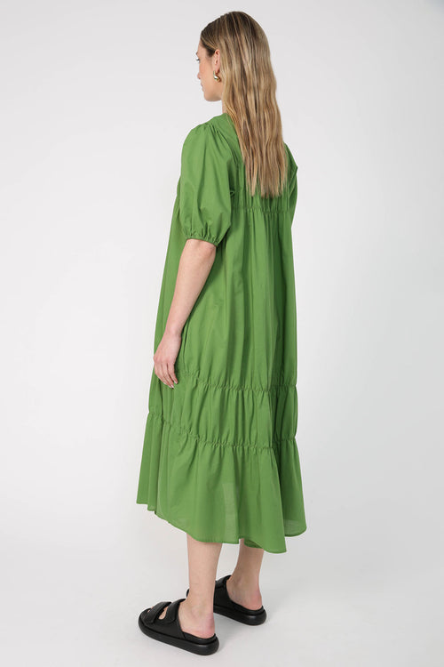 region dress / intense green