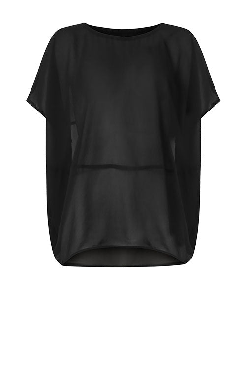 spin tee / black