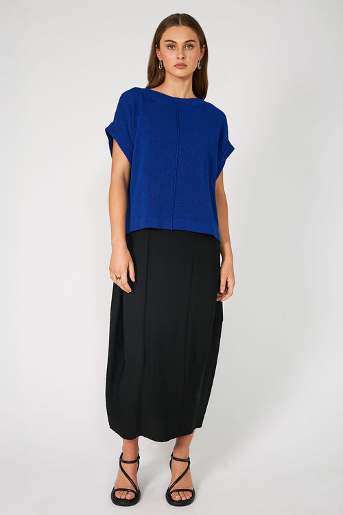 nourish vest / cobalt blue