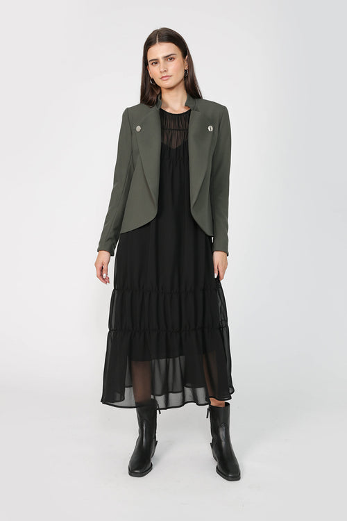 militant jacket / olive green