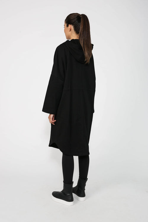uptempo parka sweat / black