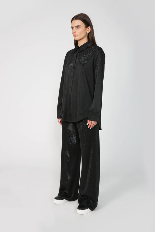 vast shirt / black sparkle