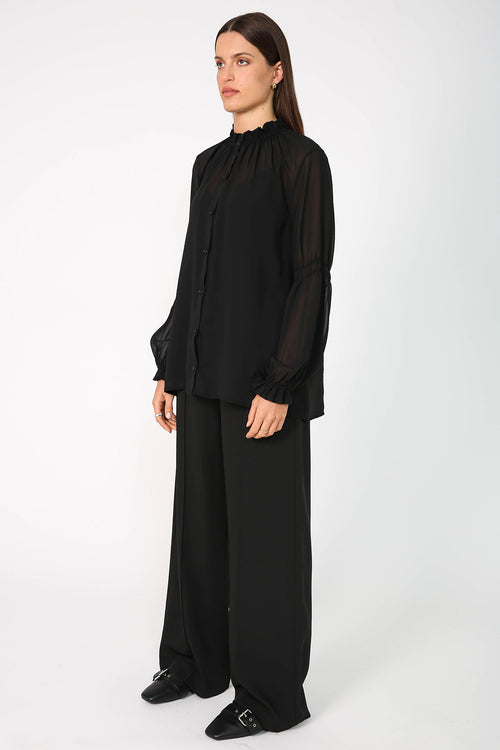 encircle shirt / black