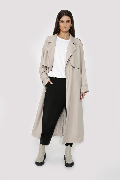 tipped pant / black