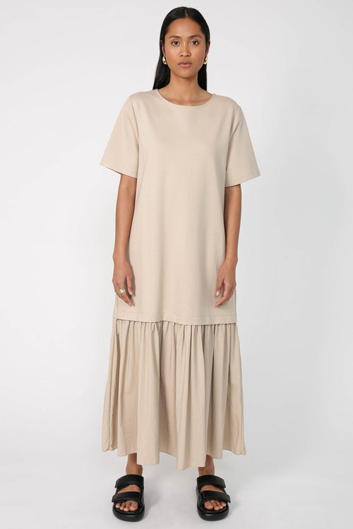 cohere dress / stone neutral