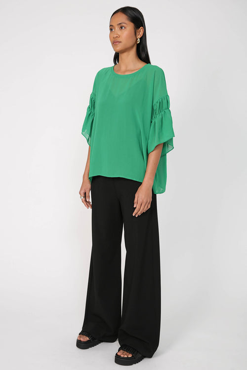 floating tee / bright green