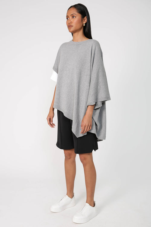 asymmetry cape / grey marle