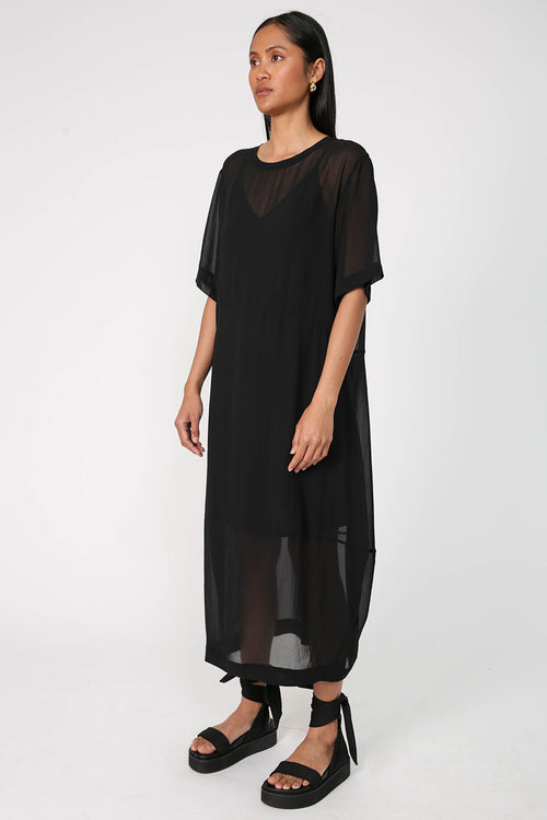 headspin dress / black