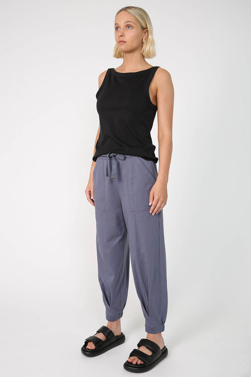 time out pant / grey blue
