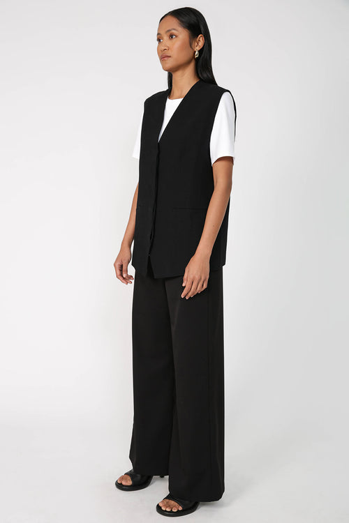 accept waistcoat / black