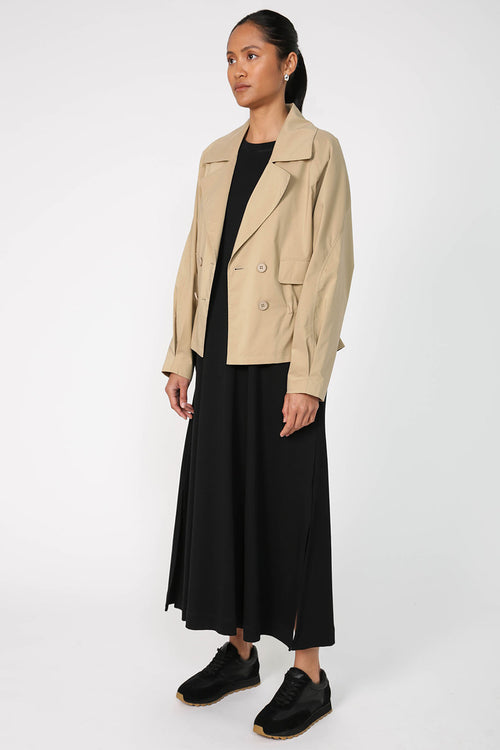 cinch jacket / camel brown