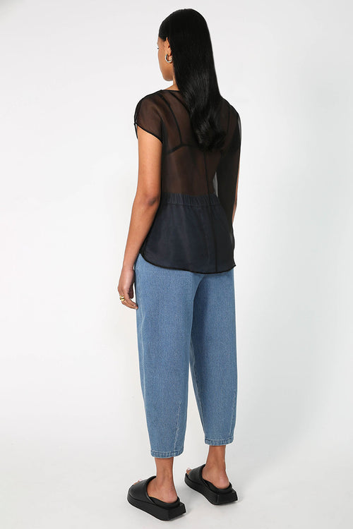 tip pant / mid blue denim