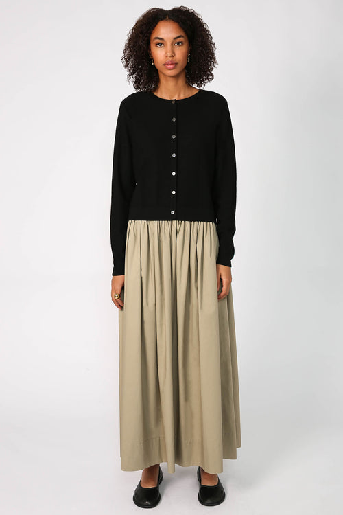 crisp cardi / black