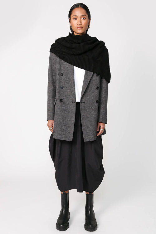sphere skirt / black