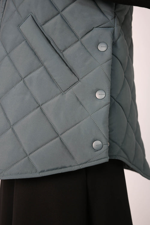 stride vest / teal blue