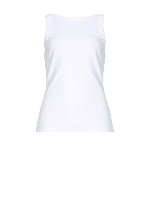 kicking rib tank / white