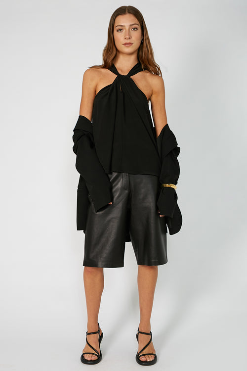 nemesis sleeveless top / black