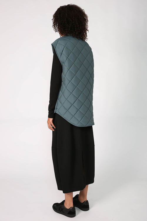stride vest / teal blue