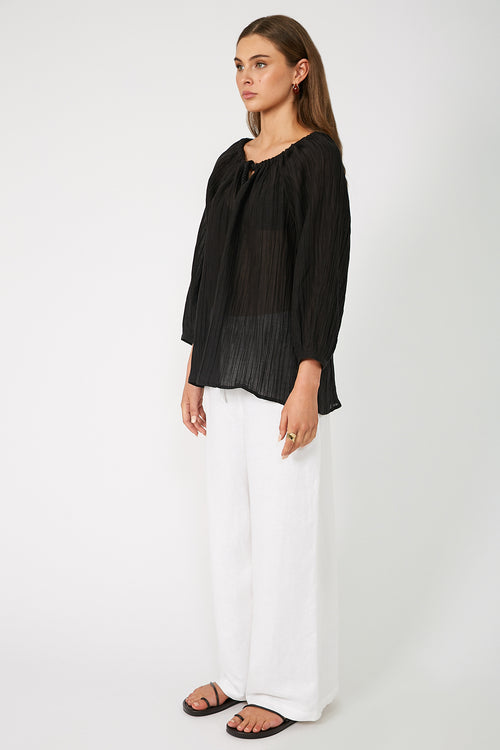amplified top / black