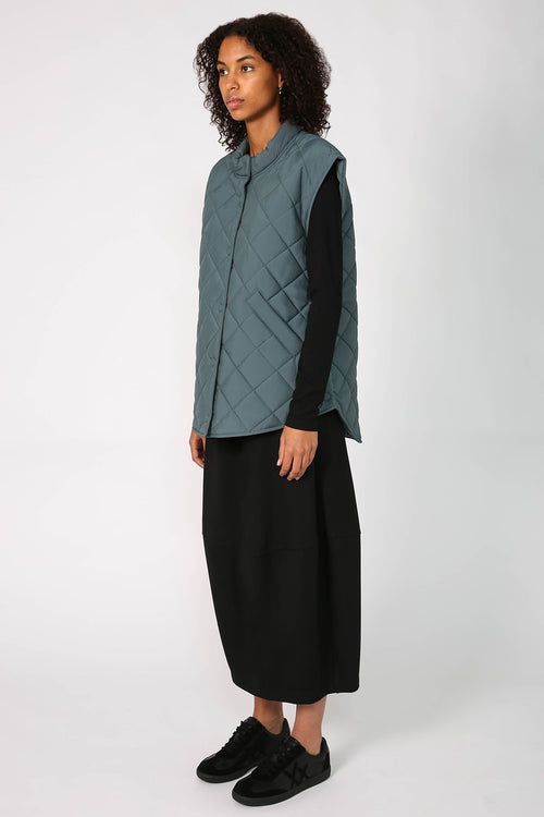 stride vest / teal blue