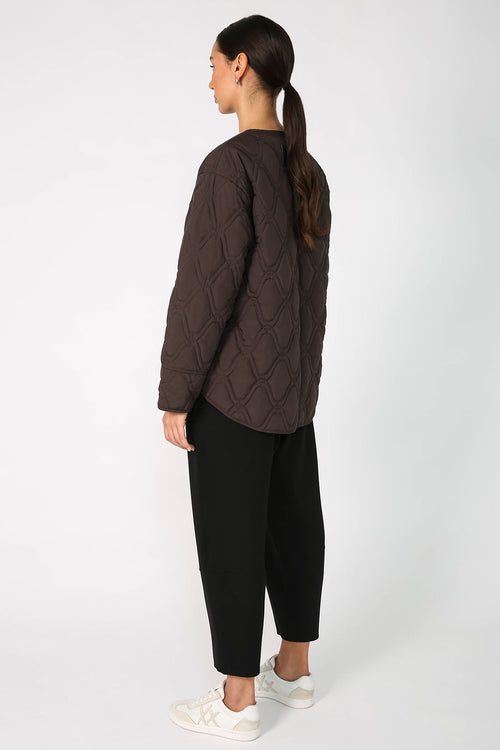 treading jacket / bitter chocolate